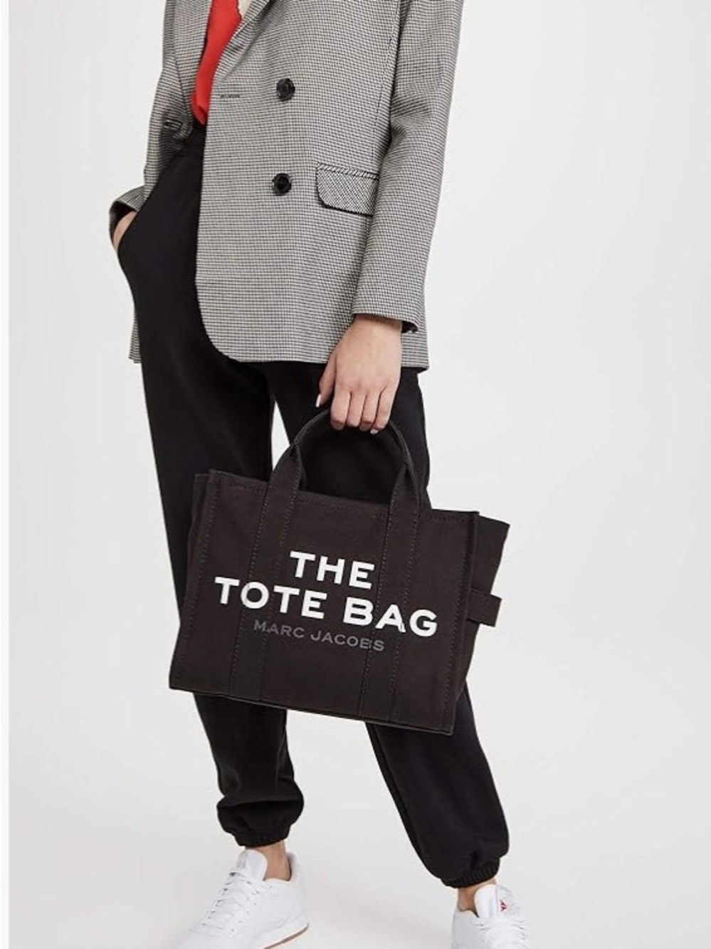 Marc Jacobs Black Canvas 'THE TOTE BAG'